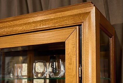 Шкаф с витриной 1-но дв. "Соната" (левый)