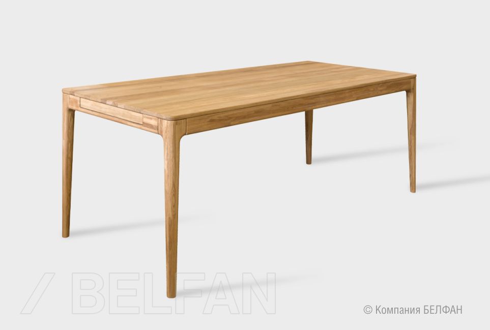 Стол обеденный "Соул" (раскладной) массив дуба 1