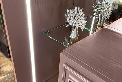 Тумба высокая "Сакраменто" (стекло)