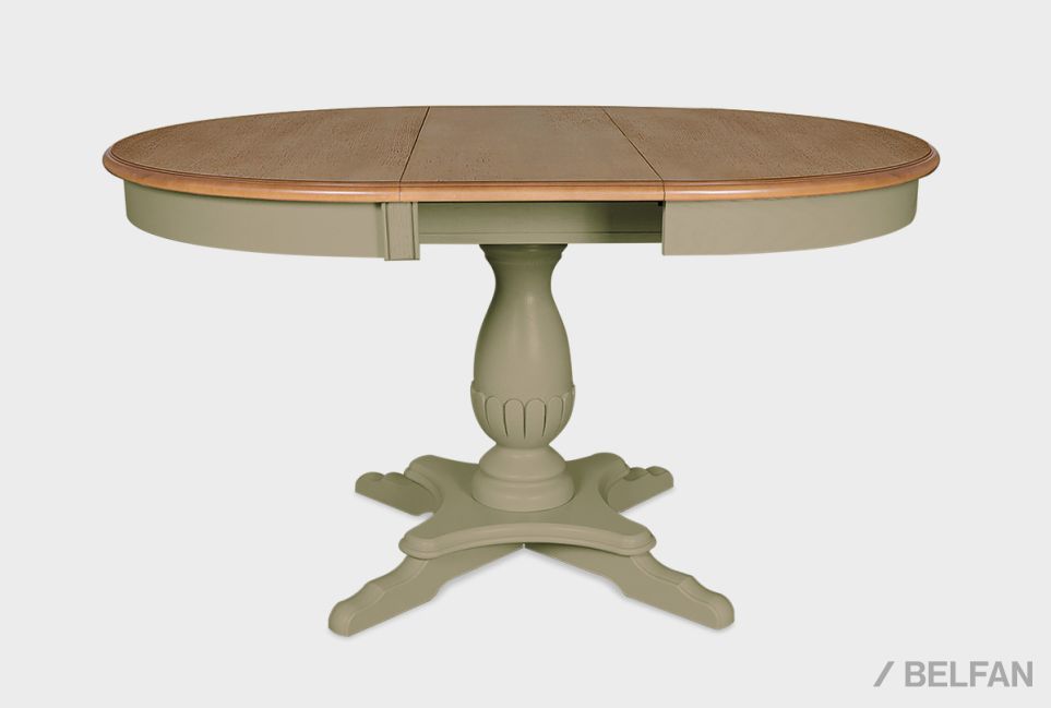 Стол обеденный "Оливия" (круглый) массив и шпон ольхи 2