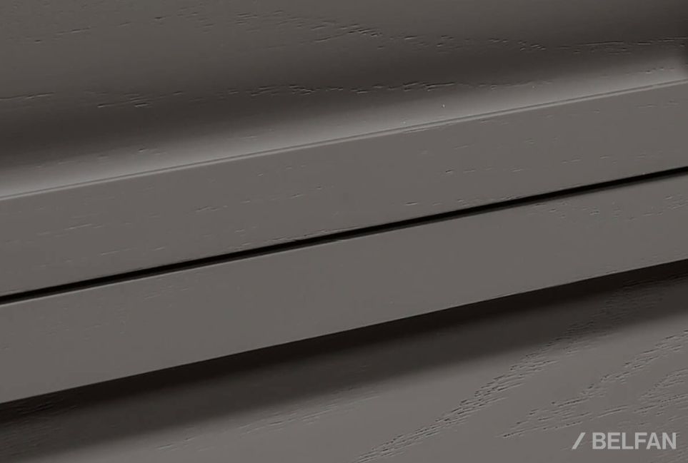 Тумба под ТВ "Dakota" 190 массив и шпон дуба, МДФ 2