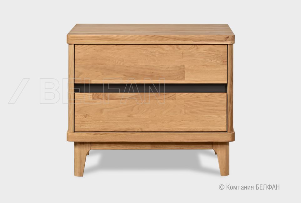 Тумба прикроватная "Wallstreet" массив дуба, МДФ 5
