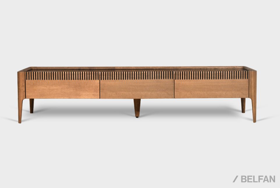 Тумба под ТВ "Bergamo" 170 массив дуба 2