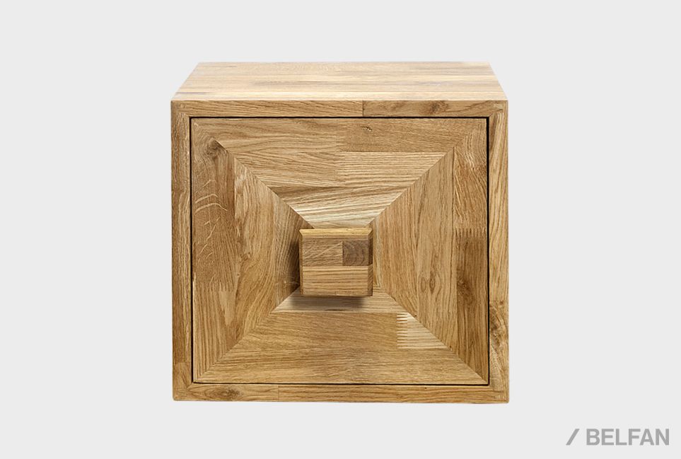 Модуль для стеллажей открытых 1-но дв. "Cube Design" массив дуба 2