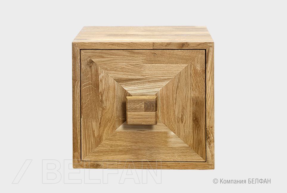 Модуль для стеллажей открытых 1-но дв. "Cube Design" массив дуба 2