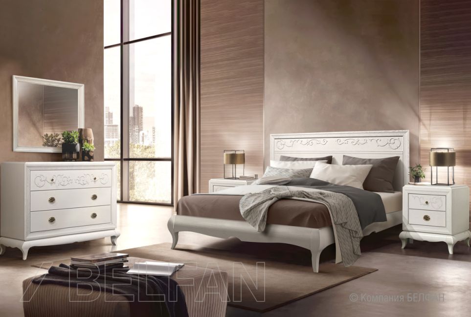 Тумба прикроватная "Соната" (декор) массив и шпон дуба 3