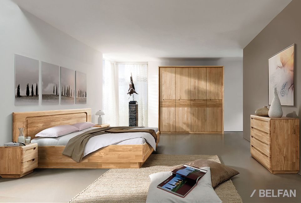 Кровать "Bremen" с подъемным механизмом массив дуба 5