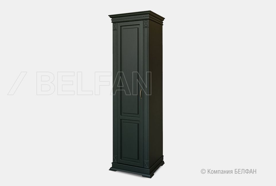 Шкаф 1-но дверный "Верди Люкс" массив и шпон дуба 1