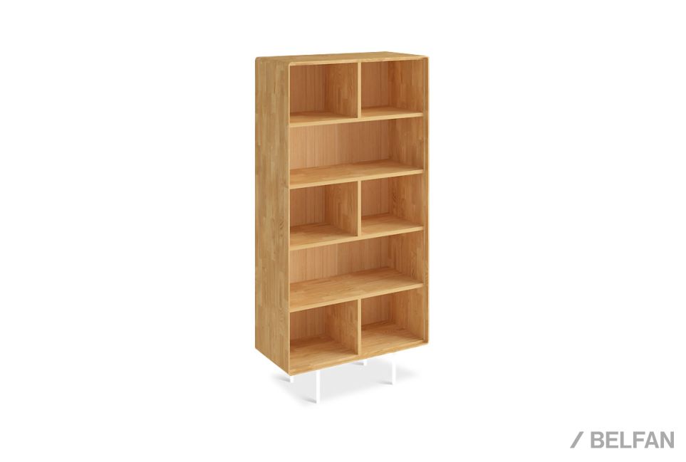 Стеллаж "Norman" 2 массив дуба, металл 1