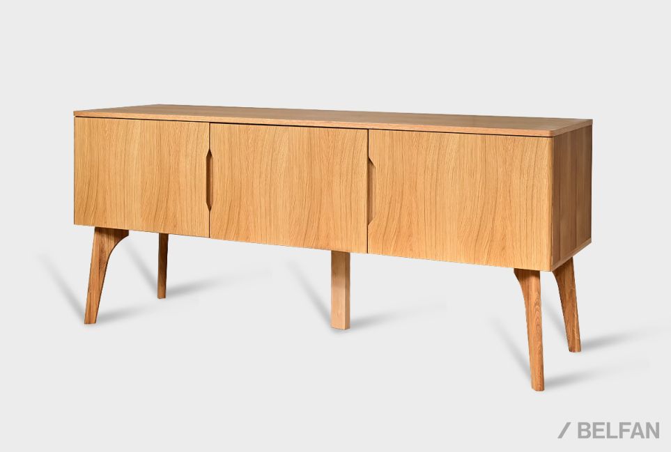 Тумба "Elva" D-3 массив и шпон дуба 1