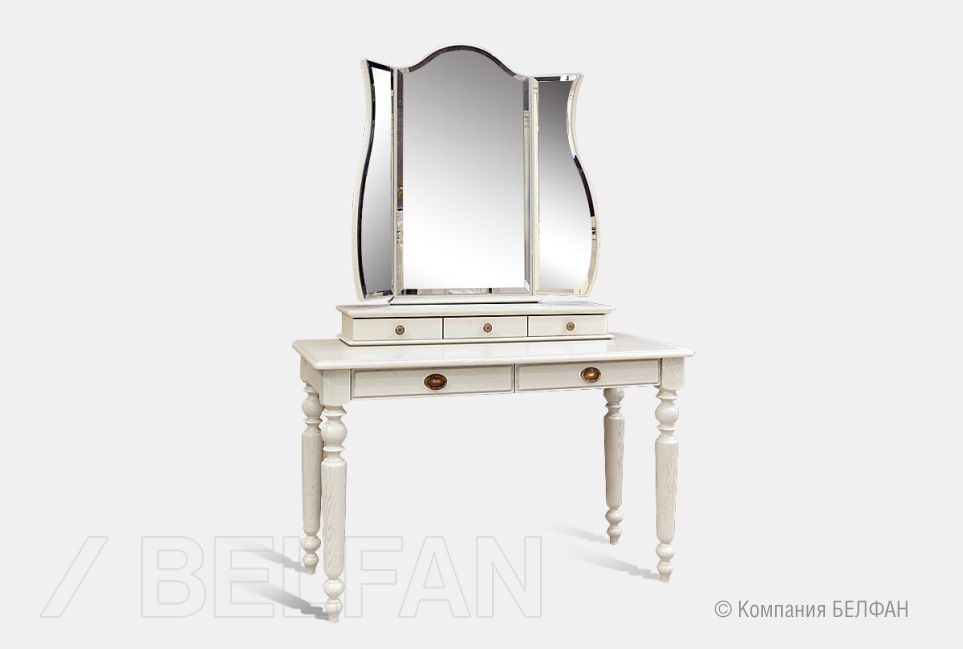 Стол туалетный "Лика" массив и шпон дуба 1