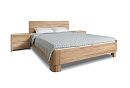 Кровать "Норд"; без основания, без матраса; (1400x2000); белёный дуб