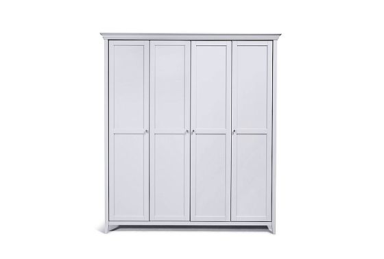 Шкаф для одежды 4-х дв. "Адель" (без зеркала) массив ольхи, МДФ 6