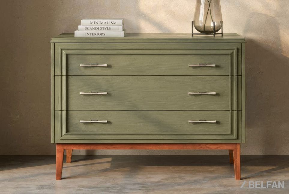 Комод "Сакраменто" массив и шпон дуба, МДФ 1