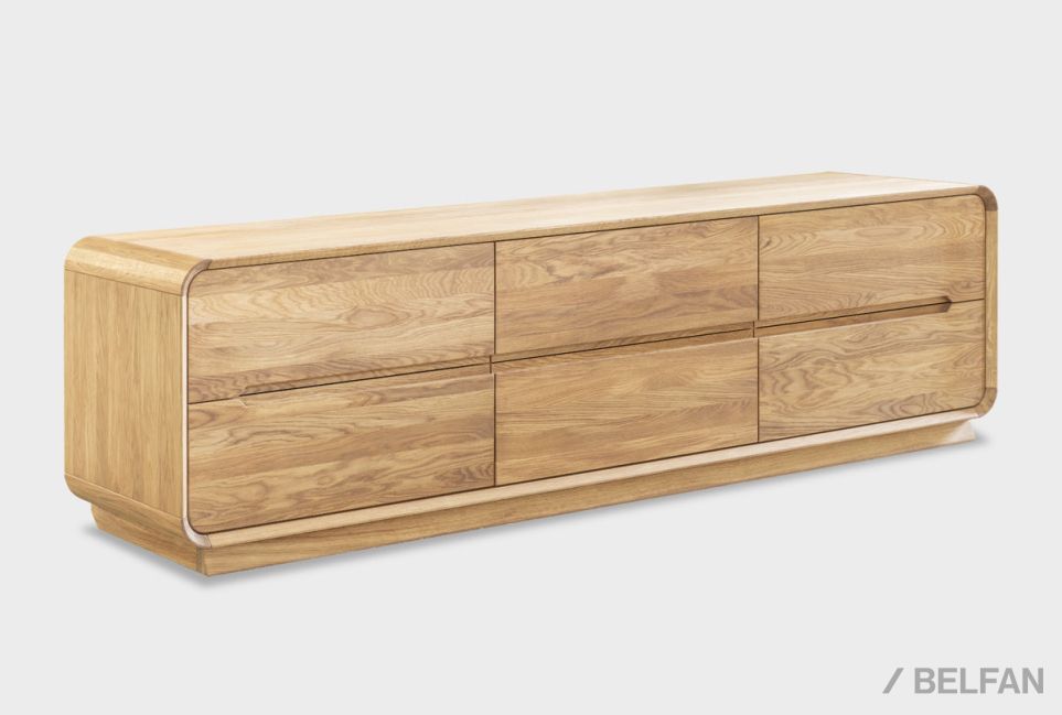 Тумба под ТВ "Монблан" 200 массив дуба 2