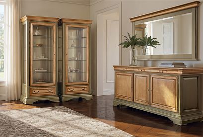 Тумба "Оливия" (широкая); *ММ-348-22; олива