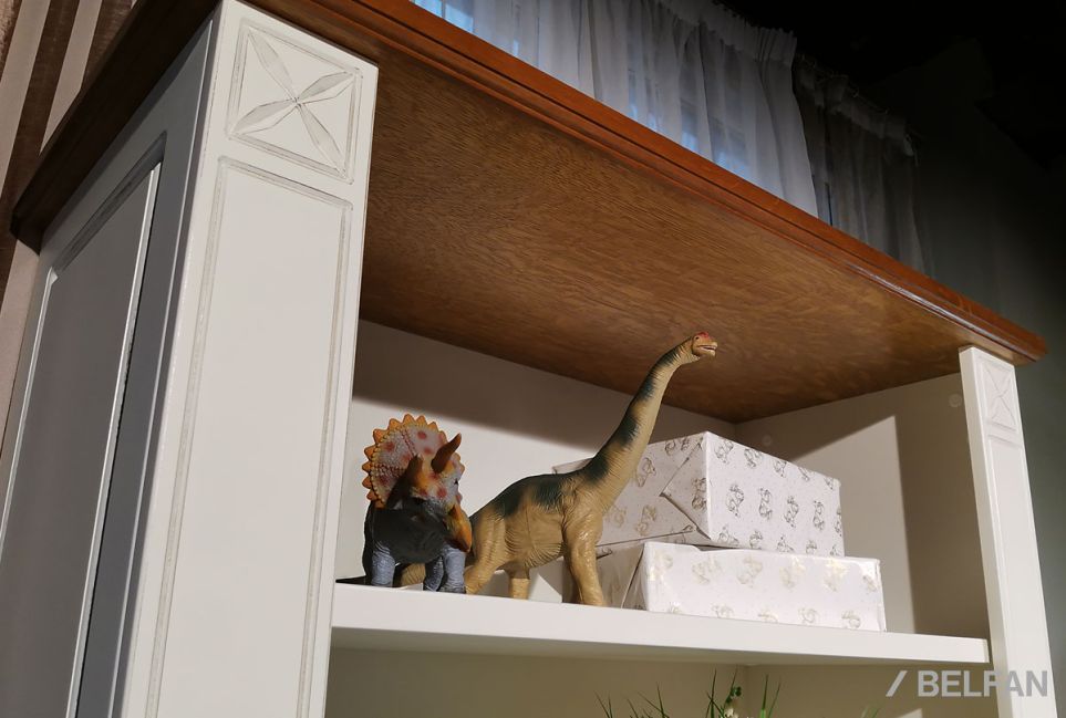 Стеллаж "Brianson" массив и шпон дуба, МДФ 2