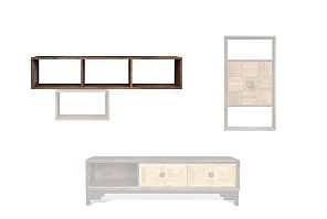 Полка настенная "Куб Дизайн" 3