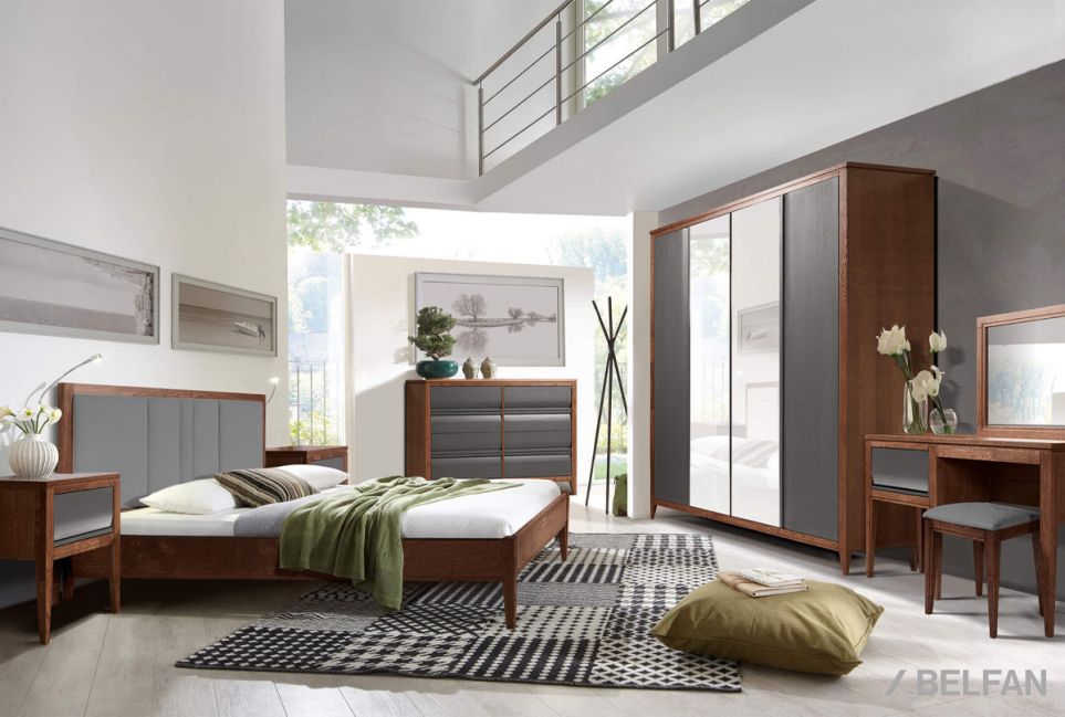 Тумба прикроватная "Dakota" массив и шпон дуба, МДФ 3