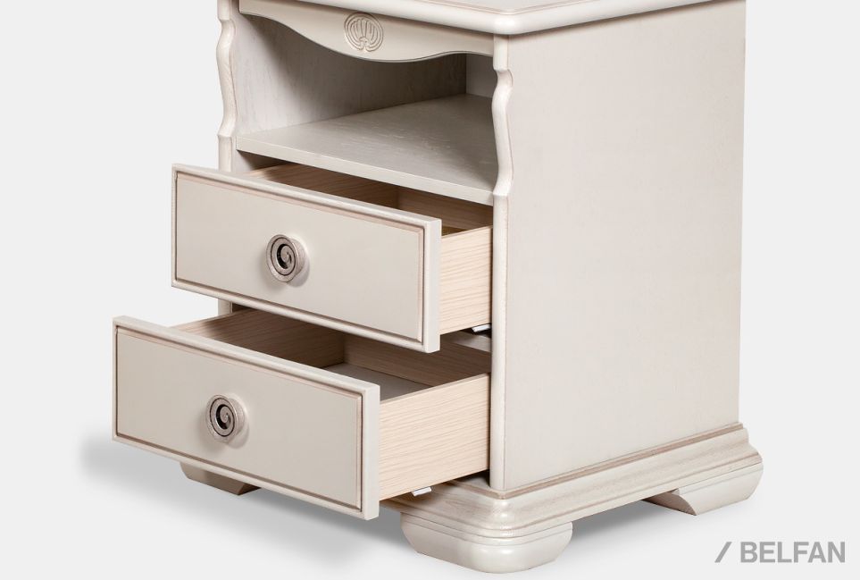 Тумба прикроватная "Лика" массив и шпон дуба 2