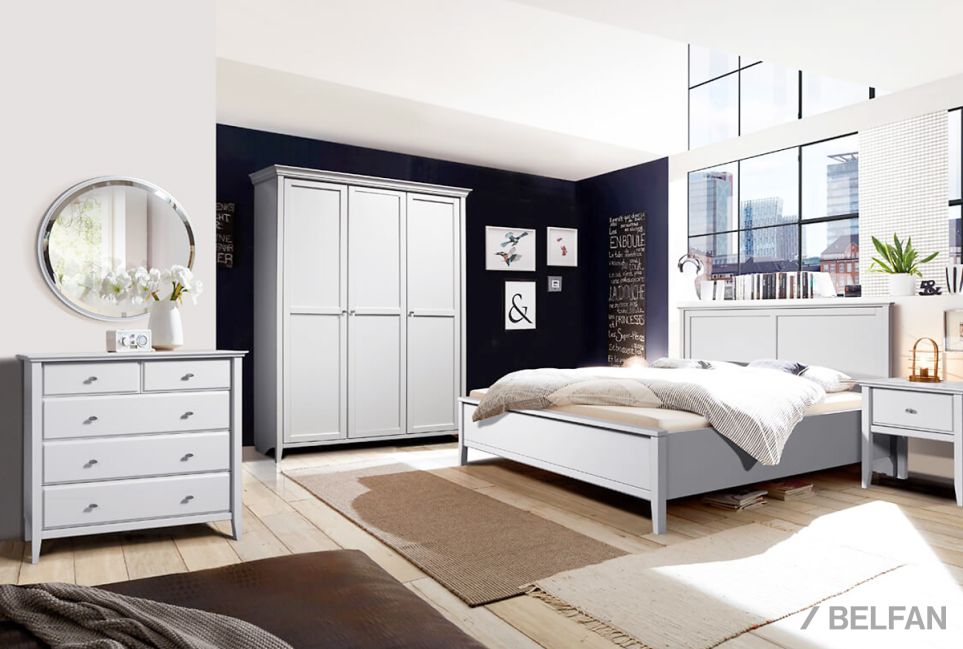 Кровать "Адель" массив ольхи, МДФ 2