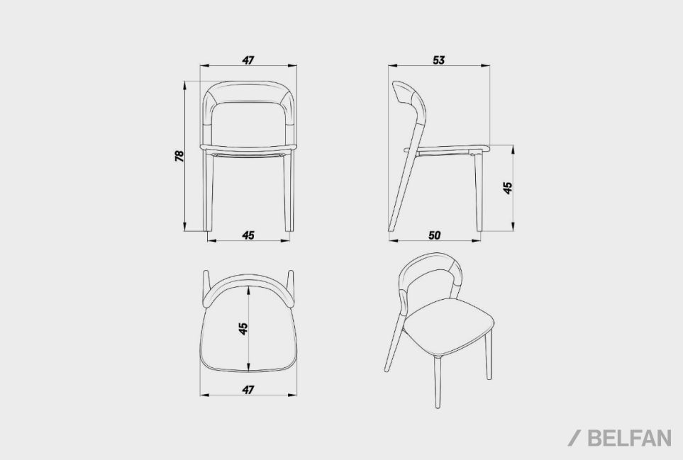 Стул "Лугано" массив берёзы 4