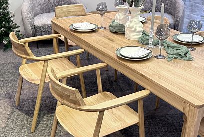 Стол обеденный "Соул" (раскладной); 2000x900; дуб натуральный