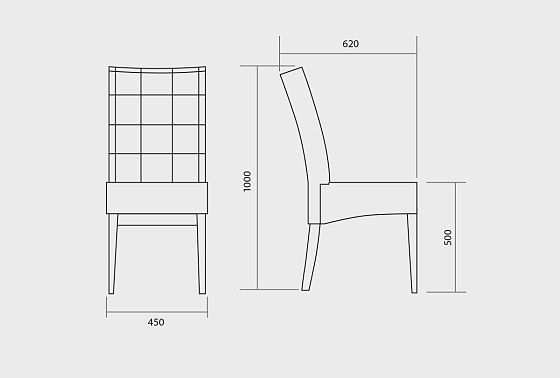 Стул "Берген" М массив берёзы 3