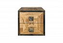 Модуль для стеллажей открытых "Cube Design" (с ящиками); 2 ящика; графит, бейц-масло