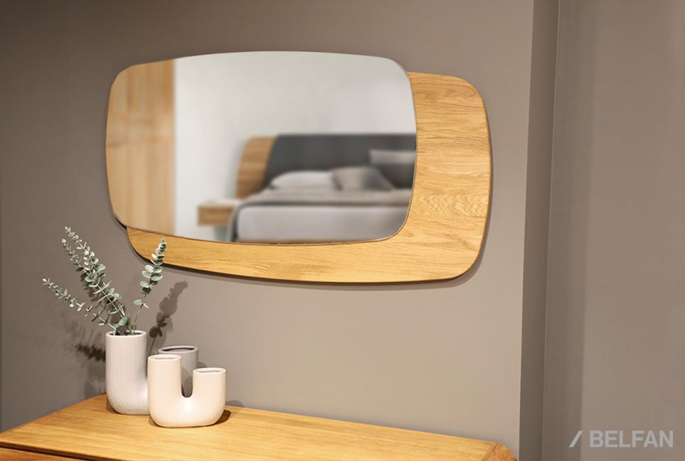 Зеркало настенное "Монблан" массив дуба 5