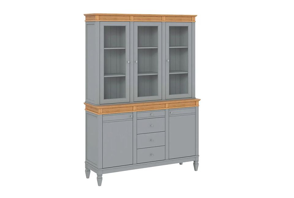 Буфет "Ольса" 330/324; белый лак+антик 24