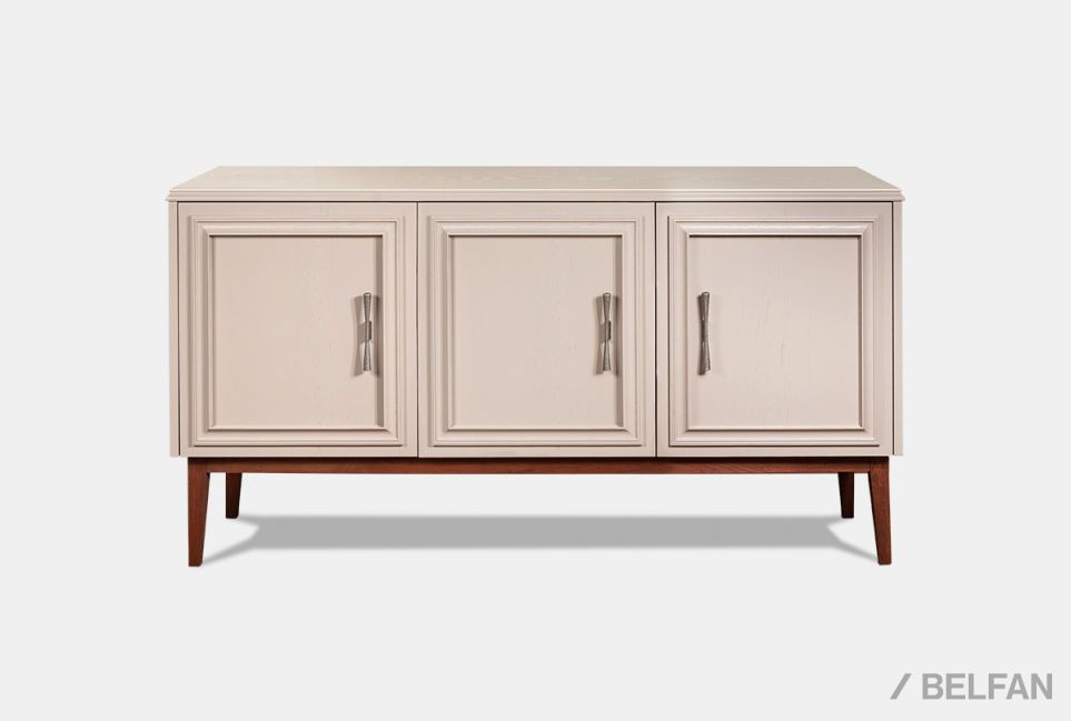 Тумба "Сакраменто" 3 массив и шпон дуба, МДФ 1