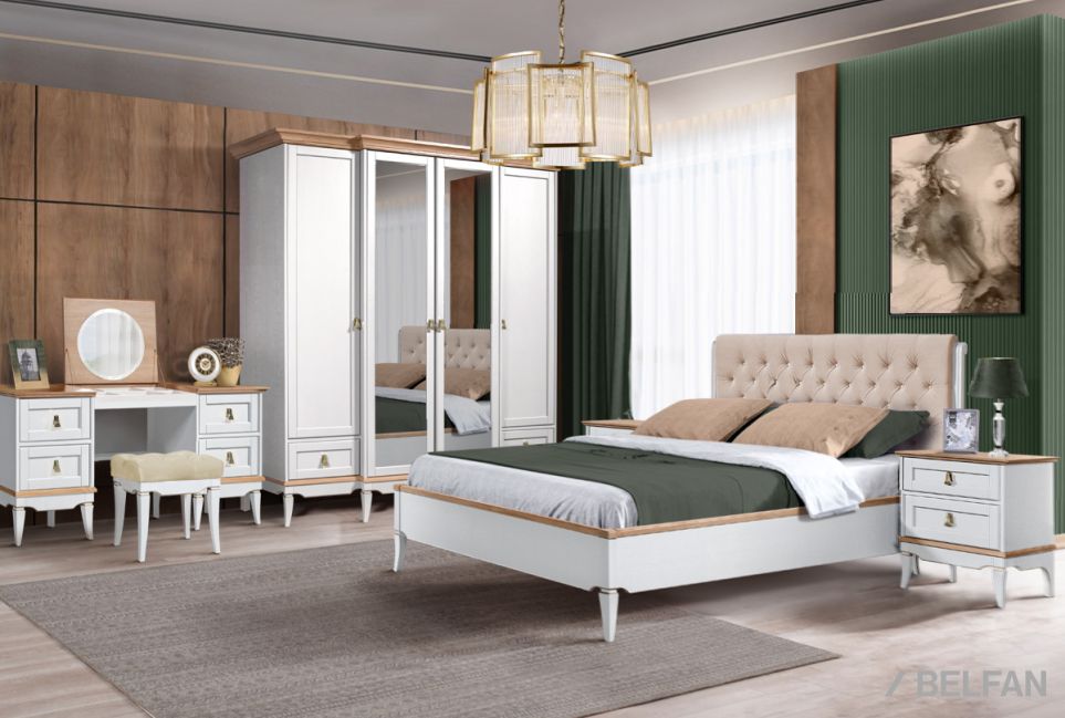 Стол туалетный "Стюарт" (2 тумбы) массив и шпон дуба 3