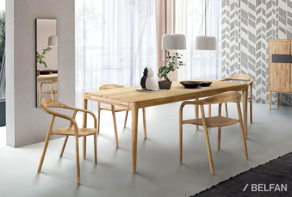 Стол обеденный "Соул" (раскладной) массив дуба 3