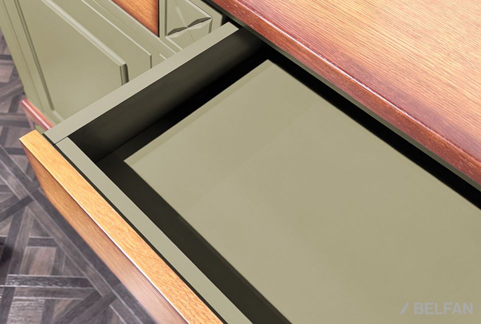 Тумба 2-х дверная (низ) "Brianson" массив и шпон дуба, МДФ 2