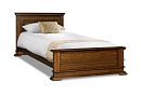 Кровать "Верди Люкс" (низкое изножье); с основанием, без матраса; (800x2000); черешня