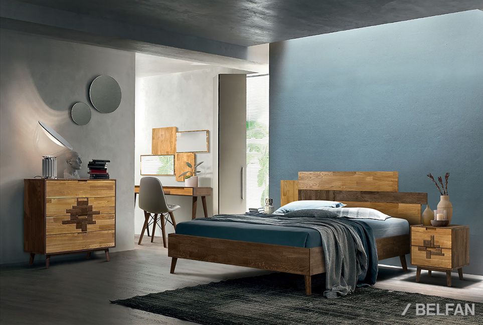 Зеркало настенное "Ирвинг" массив дуба 5