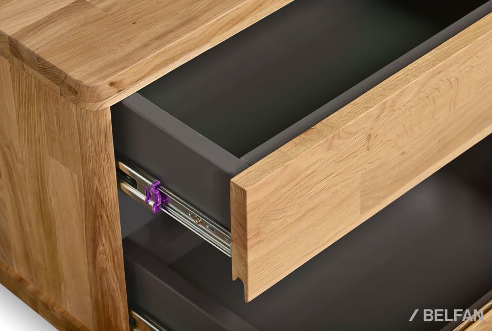 Тумба прикроватная "Wallstreet" массив дуба, МДФ 5