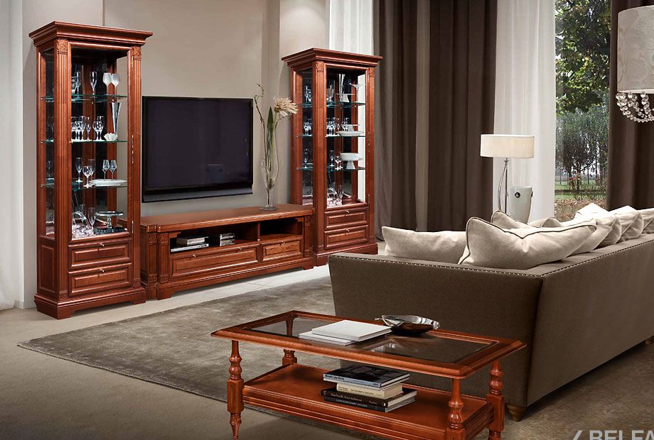 Стол журнальный "Престиж" 10 массив и шпон берёзы 3