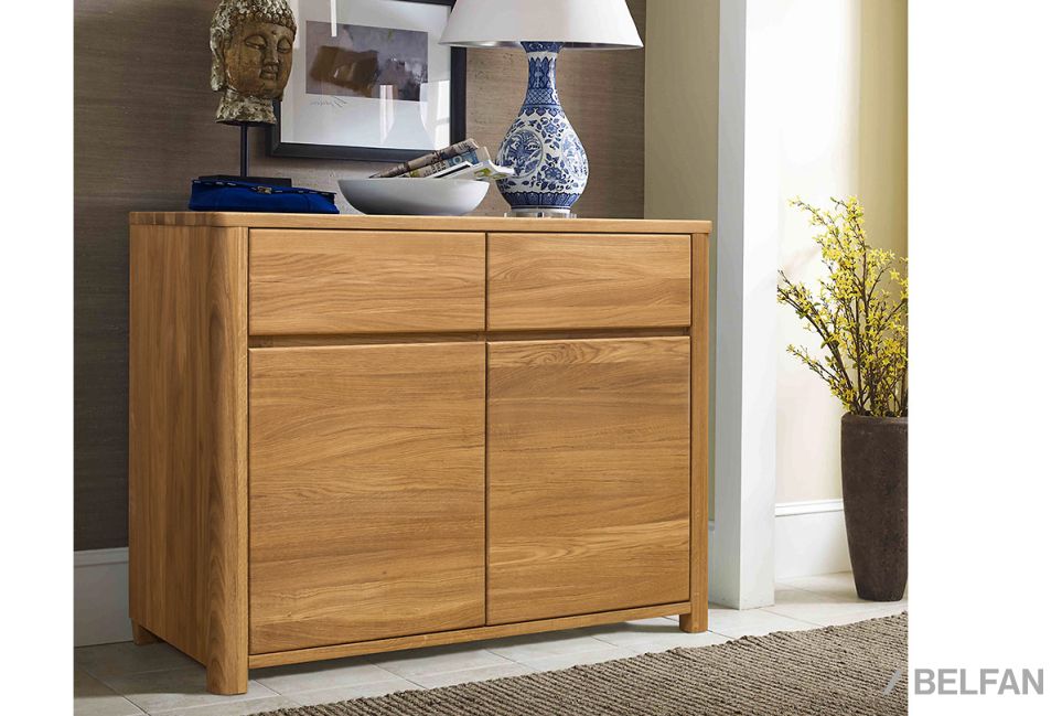 Тумба 2-х дверная "Норд" массив дуба 6