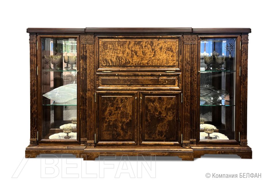 Тумба "Престиж" массив и шпон берёзы 2