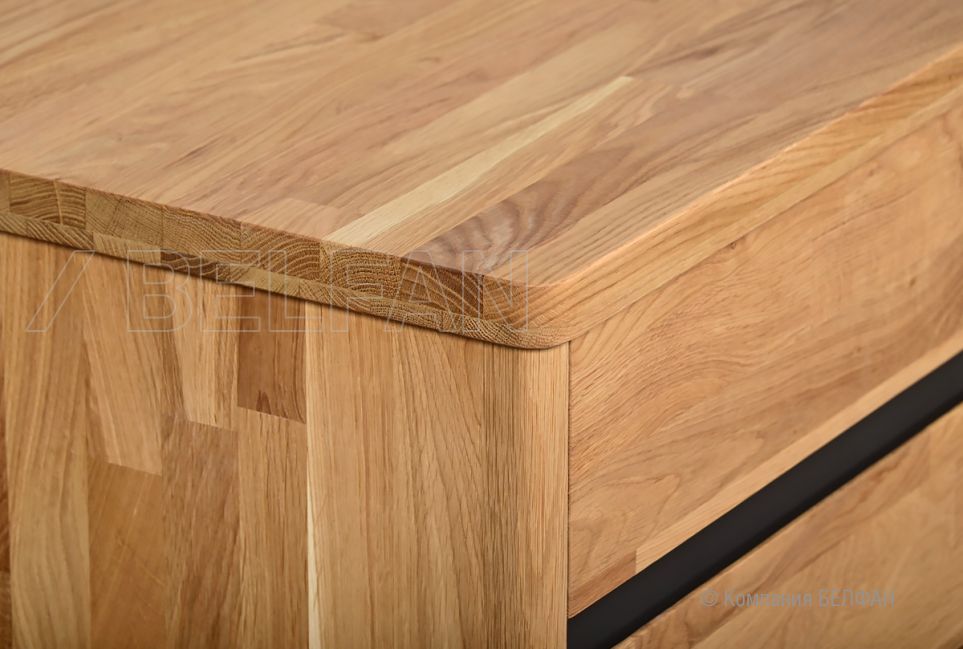 Тумба прикроватная "Wallstreet" массив дуба, МДФ 3