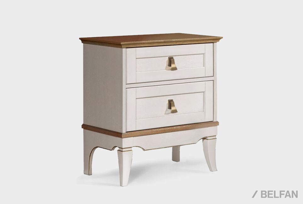 Тумба прикроватная "Стюарт" массив и шпон дуба 1