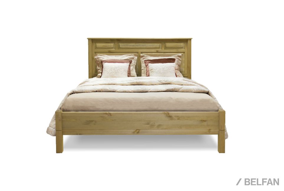 Кровать "Рауна" 140Б массив сосны 1