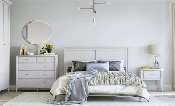 Спальня «Адель» #1. Цвет: светлый серый Спальня «Адель» #1