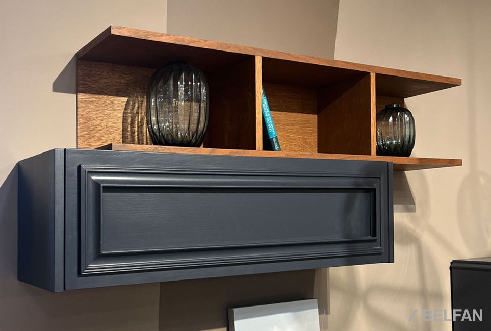 Полка настенная "Сакраменто" МДФ, шпон дуба 7