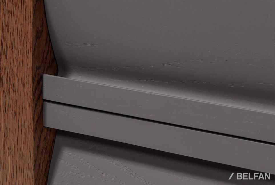 Витрина 1-но дверная «Дакота» (левая) массив и шпон дуба, МДФ 3