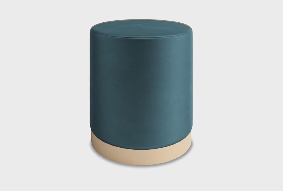 Пуф "Art Collection"; золото; Tiffany 12 Azur