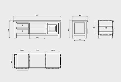 Тумба под ТВ "Горд" 