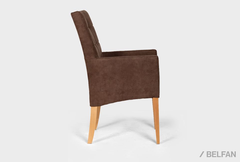 Стул "Берген" М с подлокотниками массив берёзы 5